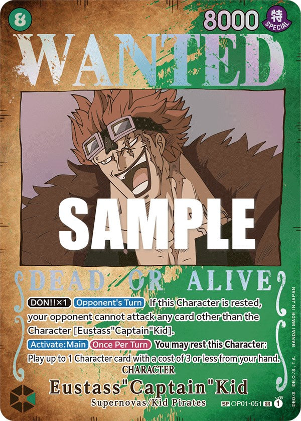 Eustass"Captain"Kid (Wanted Poster) [Pillars of Strength] | Good Games Adelaide SA