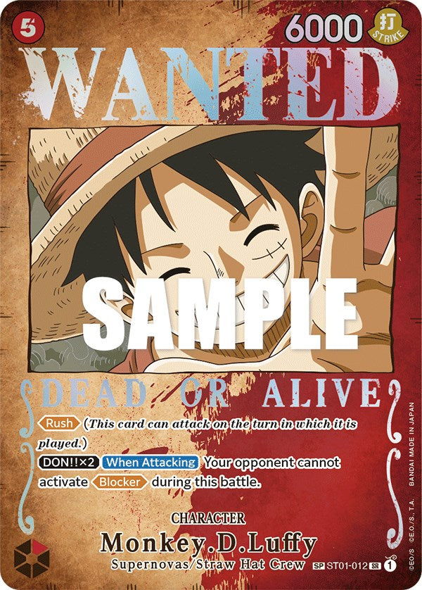Monkey.D.Luffy (Wanted Poster) [Pillars of Strength] | Good Games Adelaide SA