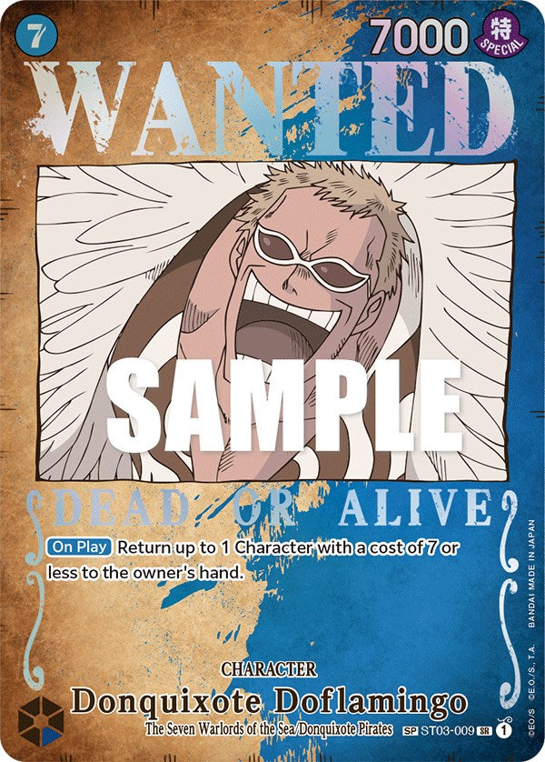 Donquixote Doflamingo (Wanted Poster) [Pillars of Strength] | Good Games Adelaide SA