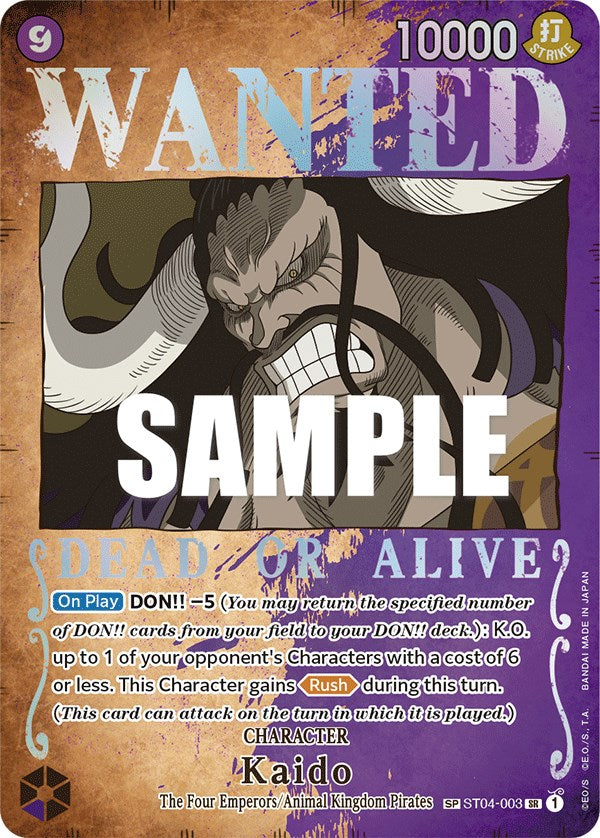Kaido (Wanted Poster) [Pillars of Strength] | Good Games Adelaide SA