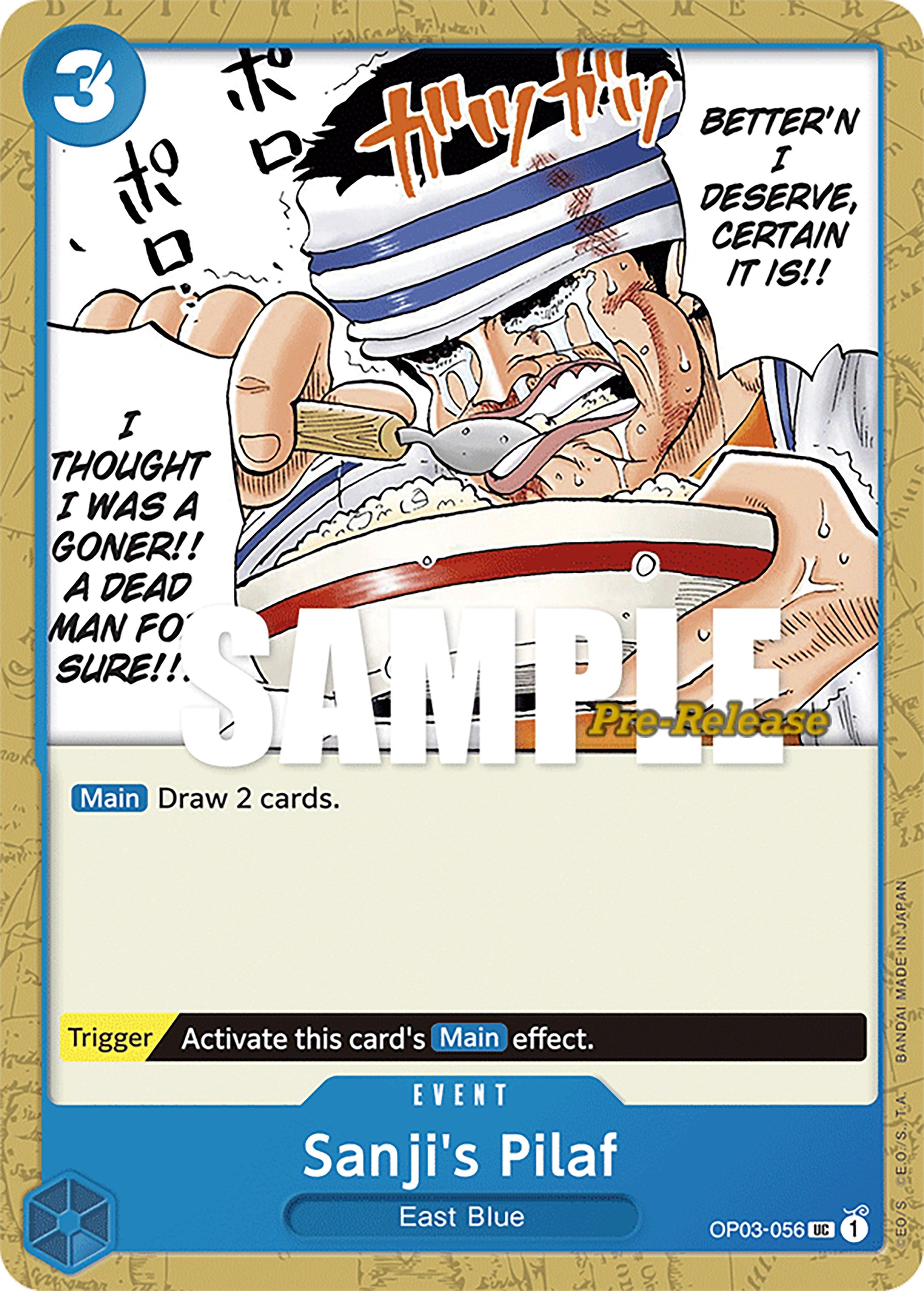 Sanji's Pilaf [Pillars of Strength Pre-Release Cards] | Good Games Adelaide SA