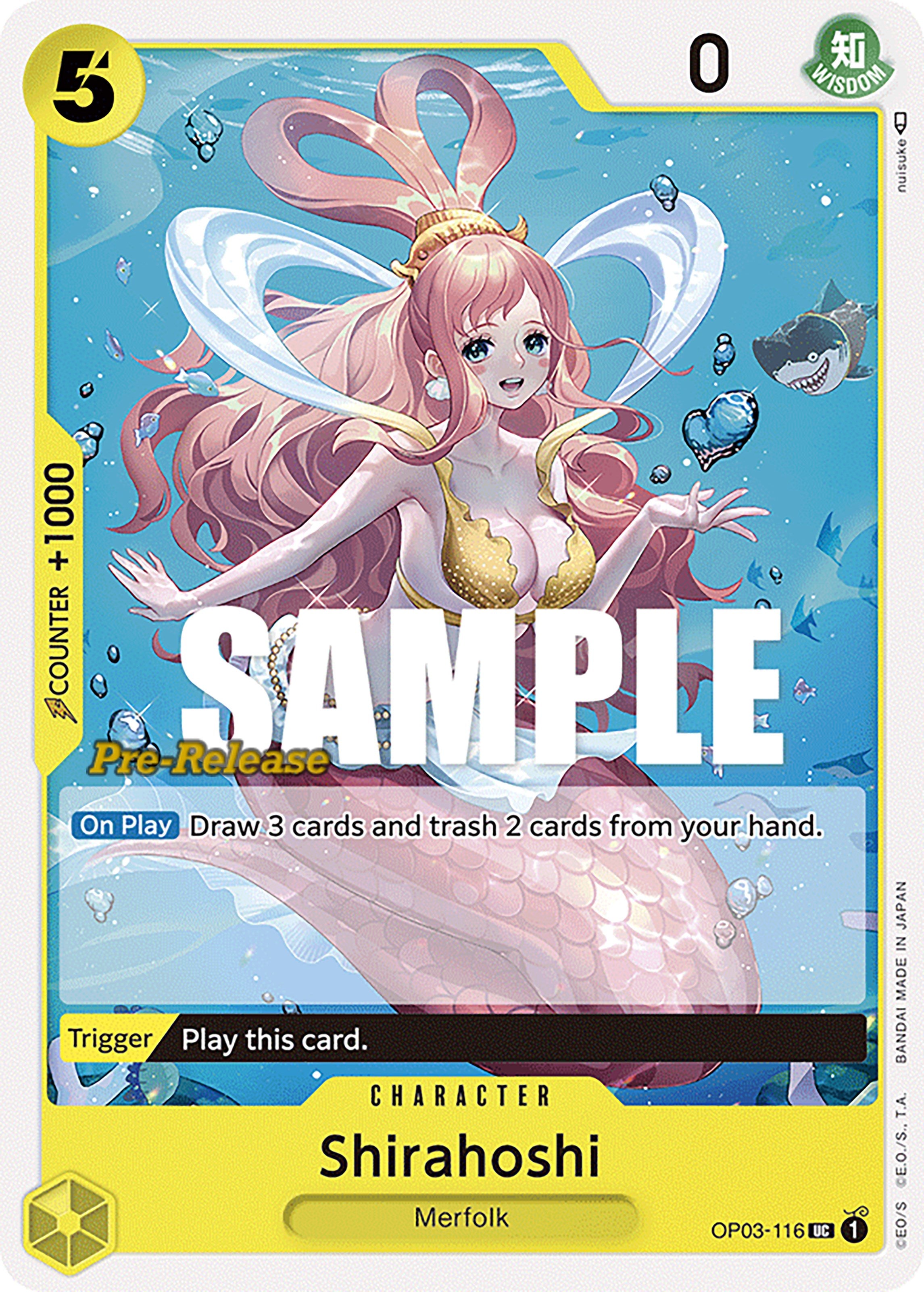 Shirahoshi [Pillars of Strength Pre-Release Cards] | Good Games Adelaide SA