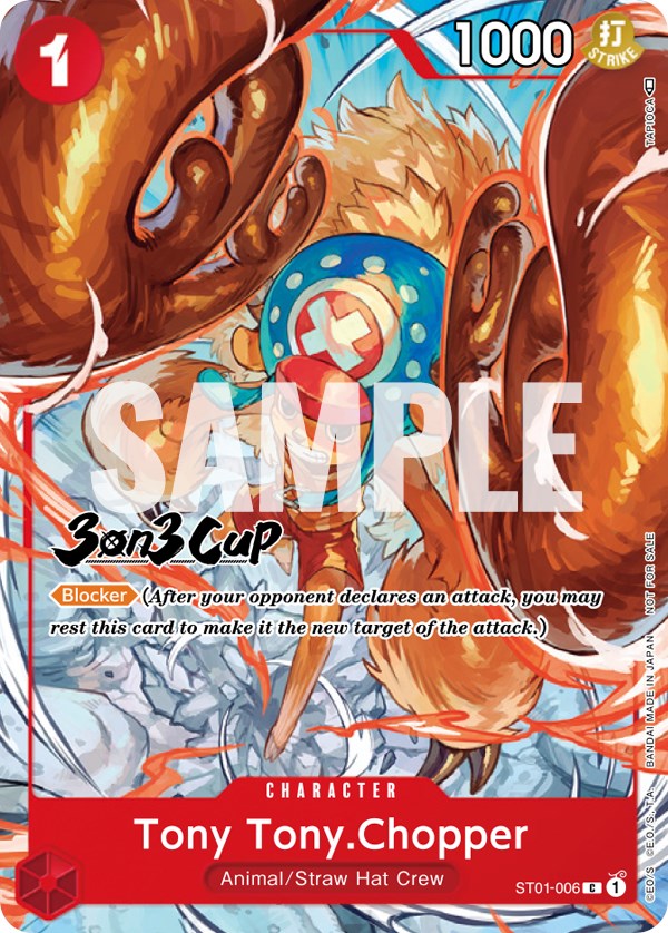 Tony Tony.Chopper (3-on-3 Cup) [Participant] [One Piece Promotion Cards] | Good Games Adelaide SA