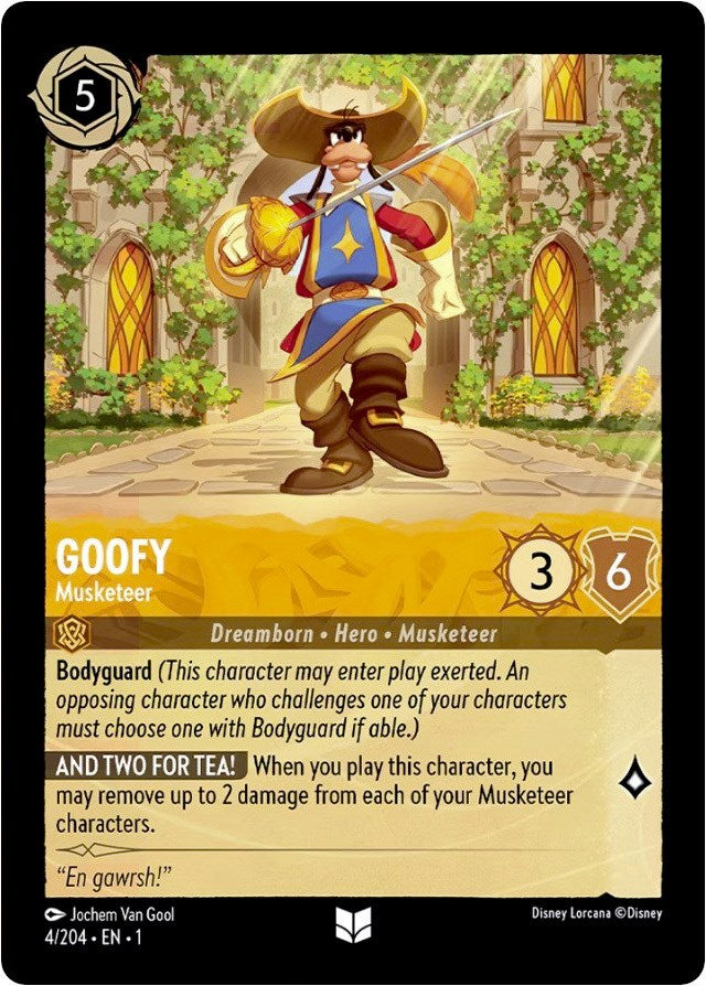 Goofy - Musketeer (4/204) [The First Chapter] | Good Games Adelaide SA