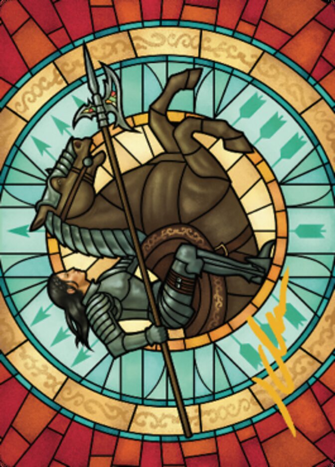 Tori D'Avenant, Fury Rider Art Card (Gold-Stamped Signature) [Dominaria United Art Series] | Good Games Adelaide SA