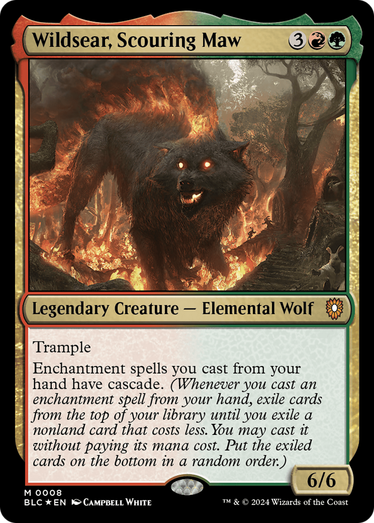 Wildsear, Scouring Maw [Bloomburrow Commander] | Good Games Adelaide SA