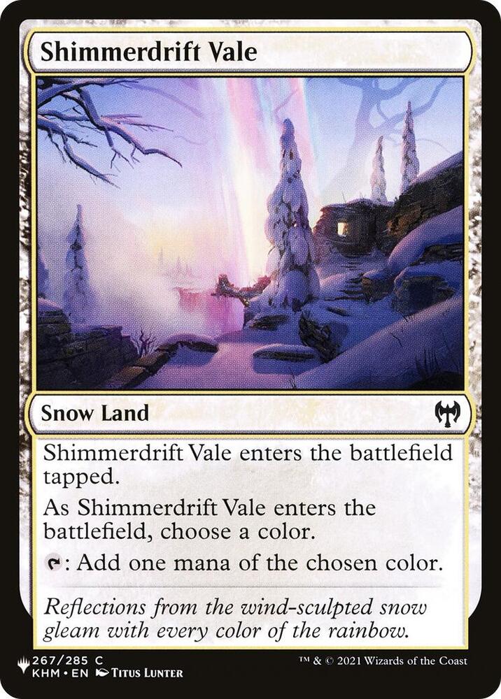 Shimmerdrift Vale 267/285 (The List Reprints)  | Good Games Adelaide SA