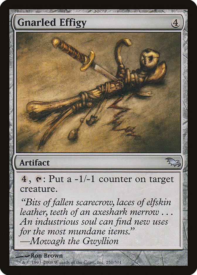 Gnarled Effigy 251 (Shadowmoor)  - Foil | Good Games Adelaide SA
