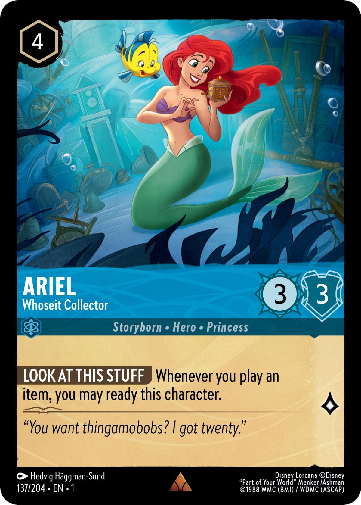 Ariel - Whoseit Collector (137/204) [The First Chapter] | Good Games Adelaide SA