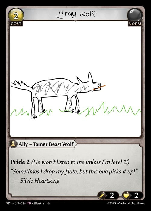 Gray Wolf (024) [Supporter Pack 1] | Good Games Adelaide SA
