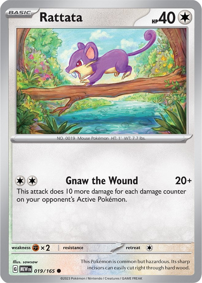 Rattata (019/165) [Scarlet & Violet: 151] | Good Games Adelaide SA