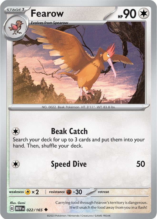 Fearow (022/165) [Scarlet & Violet: 151] | Good Games Adelaide SA