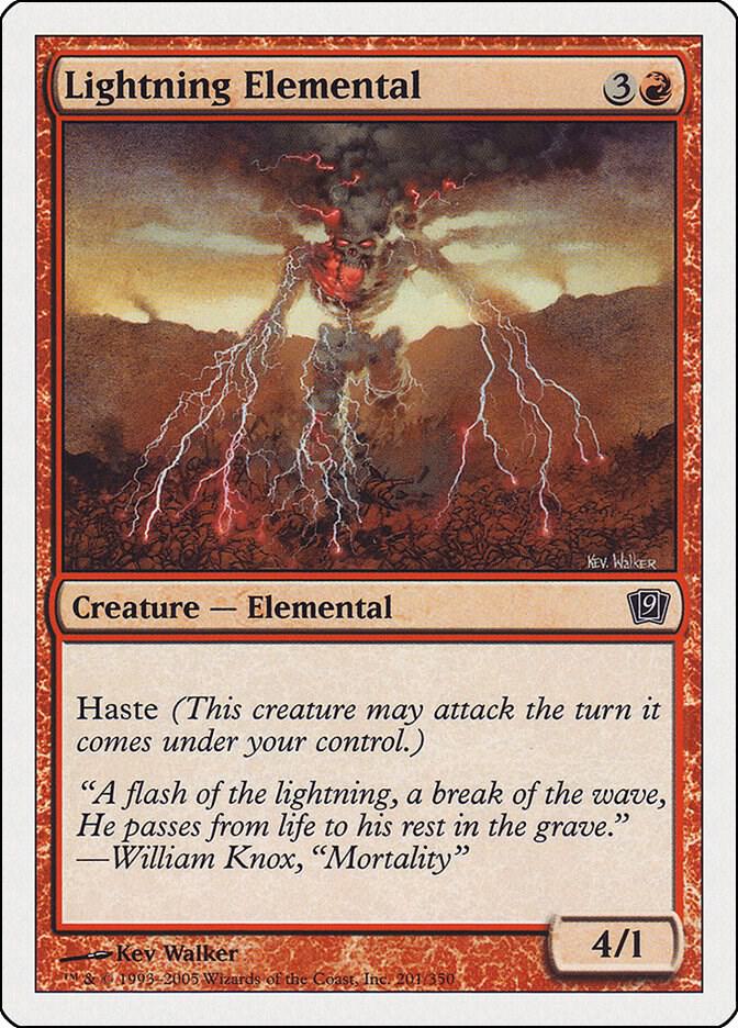 Lightning Elemental 201 (9th Edition)  | Good Games Adelaide SA