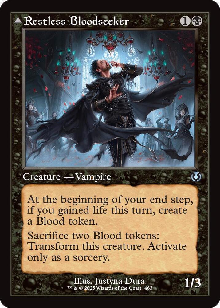 Restless Bloodseeker // Bloodsoaked Reveler 463 (Innistrad Remastered)  | Good Games Adelaide SA