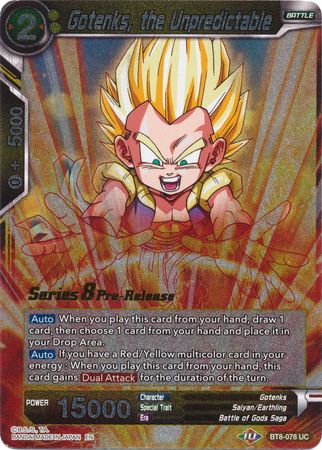 Gotenks, the Unpredictable (Malicious Machinations) [BT8-078_PR] | Good Games Adelaide SA