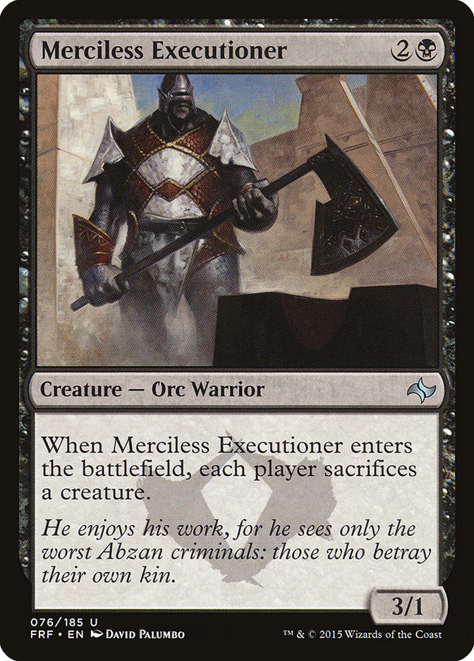 Merciless Executioner [Fate Reforged] | Good Games Adelaide SA