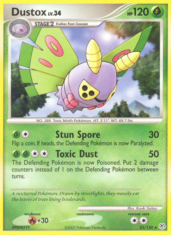 Dustox (25/130) [Diamond & Pearl: Base Set] | Good Games Adelaide SA