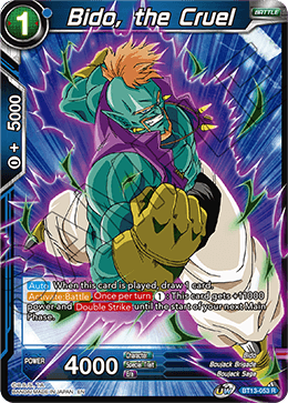 Bido, the Cruel (Rare) [BT13-053] | Good Games Adelaide SA