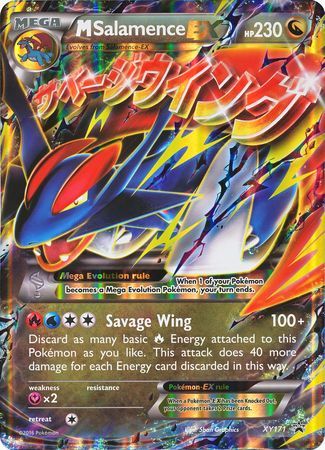 M Salamence EX (XY171) (Jumbo Card) [XY: Black Star Promos] | Good Games Adelaide SA