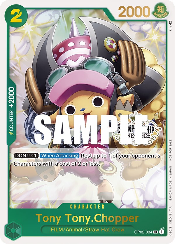 Tony Tony.Chopper (Store Championship Participation Pack) [One Piece Promotion Cards] | Good Games Adelaide SA