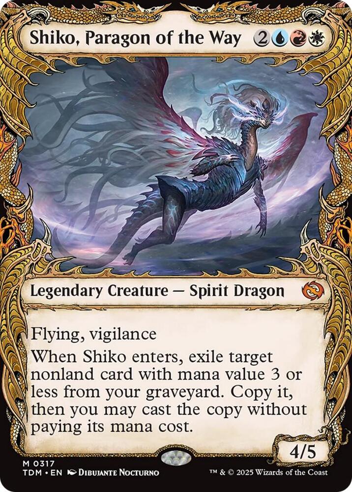 Shiko, Paragon of the Way 317 (Tarkir: Dragonstorm)  | Good Games Adelaide SA
