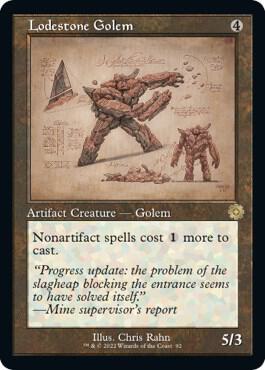 Lodestone Golem Schematic 92 (The Brothers' War: Retro Frame Artifacts)  | Good Games Adelaide SA
