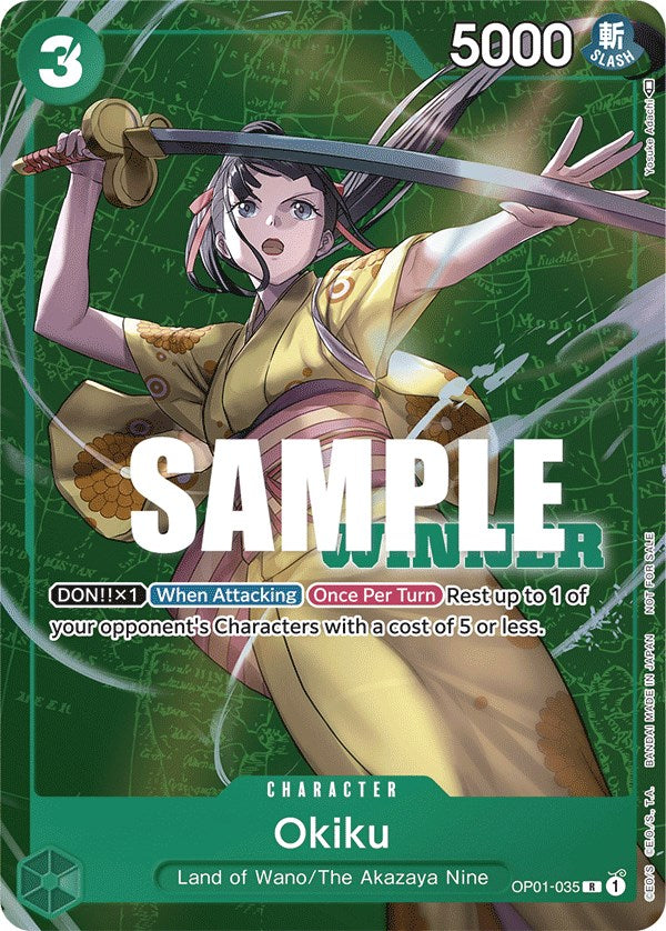 Okiku (Tournament Pack Vol. 4) [Winner] [One Piece Promotion Cards] | Good Games Adelaide SA