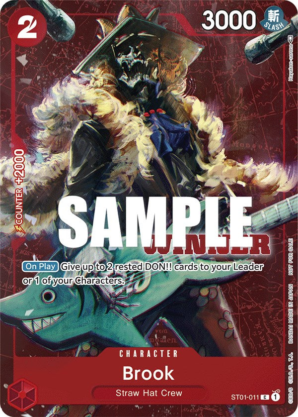 Brook (Tournament Pack Vol. 4) [Winner] [One Piece Promotion Cards] | Good Games Adelaide SA