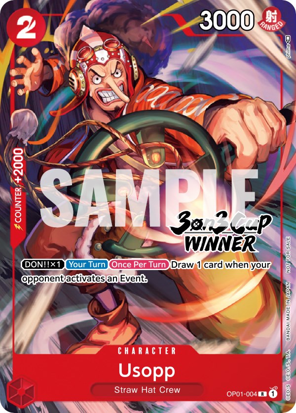 Usopp (3-on-3 Cup) [Winner] [One Piece Promotion Cards] | Good Games Adelaide SA