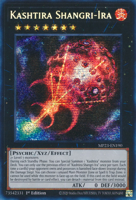 Kashtira Shangri-Ira [MP23-EN190] Prismatic Secret Rare | Good Games Adelaide SA