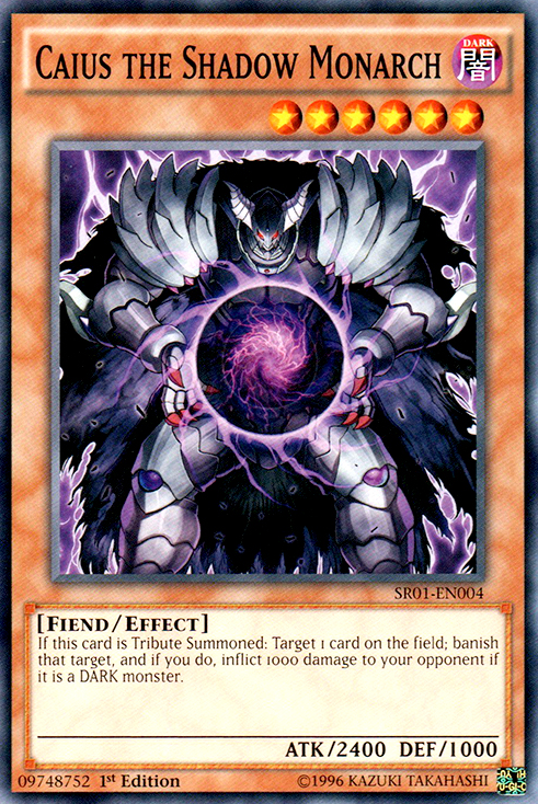 Caius the Shadow Monarch [SR01-EN004] Common | Good Games Adelaide SA