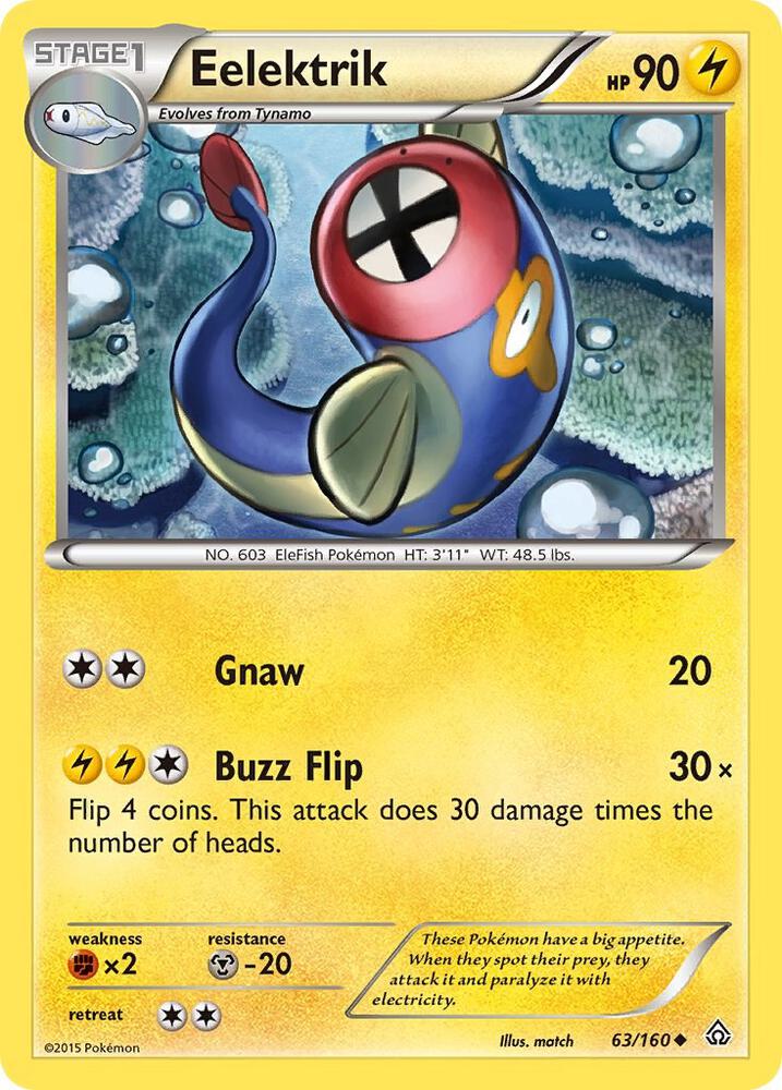 Eelektrik 63/160 (XY - Primal Clash)  | Good Games Adelaide SA