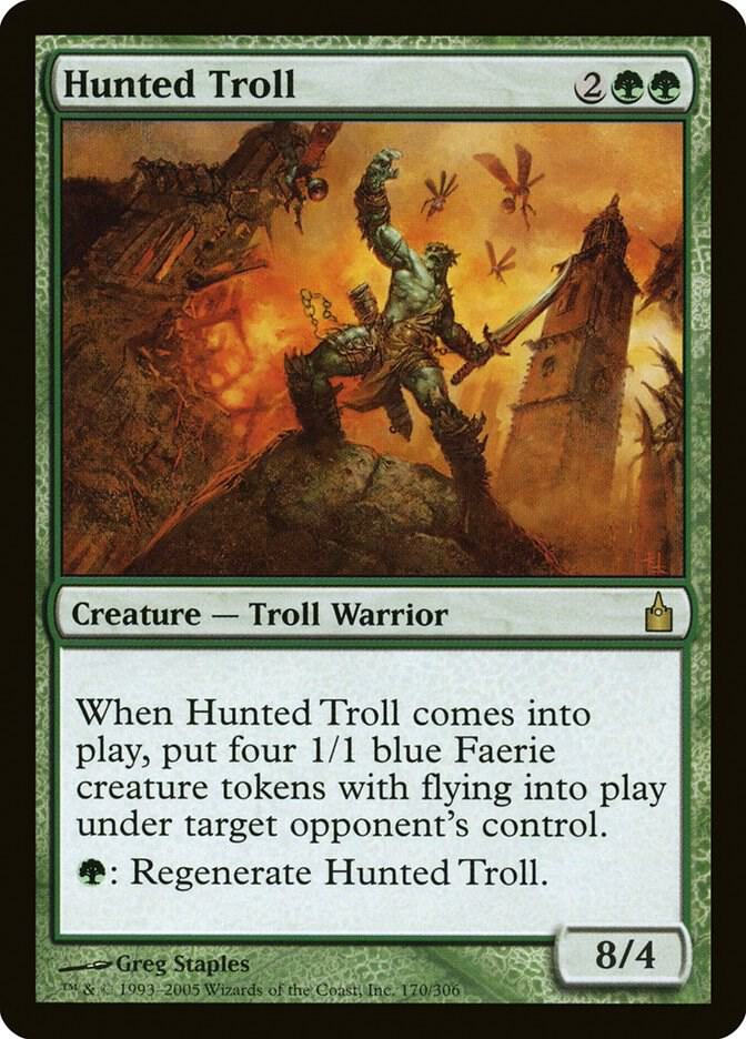 Hunted Troll 170/306 (Ravnica: City of Guilds)  - Foil | Good Games Adelaide SA