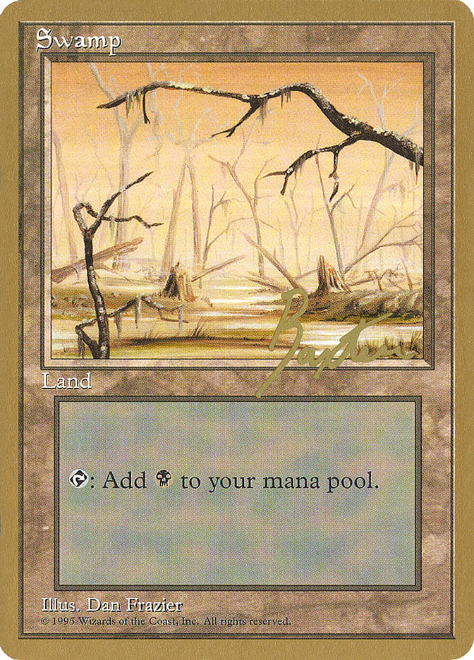 Swamp (gb370) (George Baxter) [Pro Tour Collector Set] | Good Games Adelaide SA