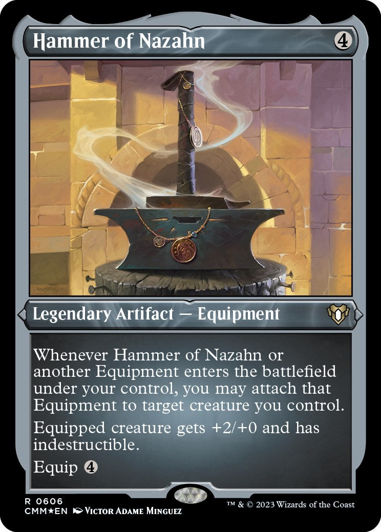 Hammer of Nazahn (Foil Etched) [Commander Masters] | Good Games Adelaide SA