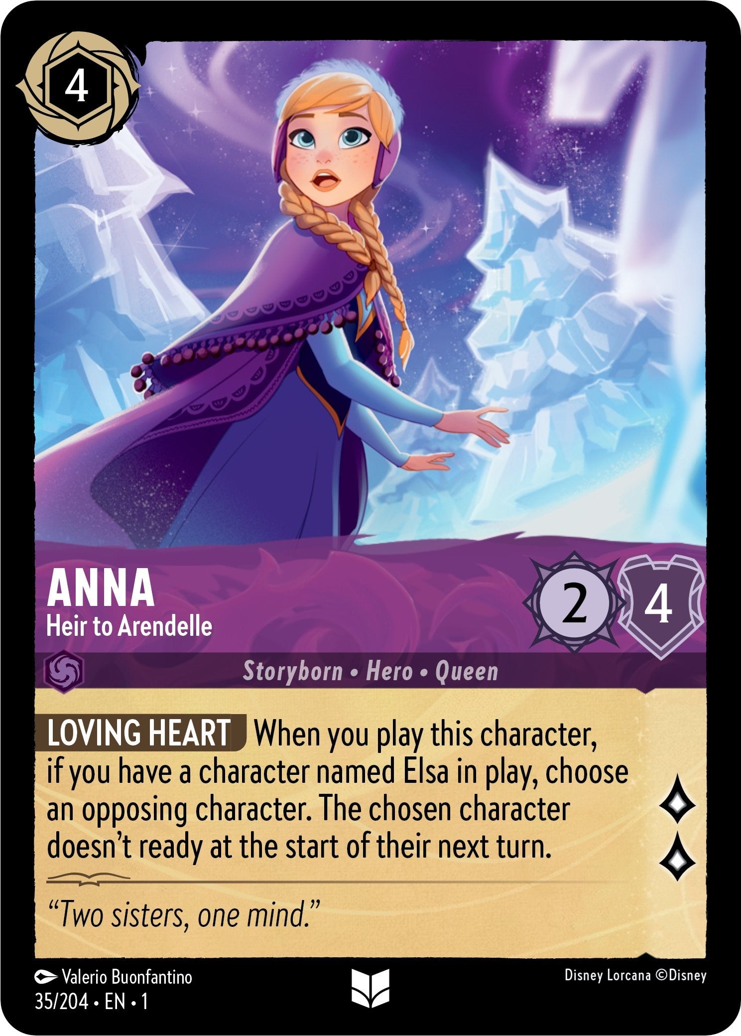 Anna - Heir to Arendelle (35/204) [The First Chapter] | Good Games Adelaide SA