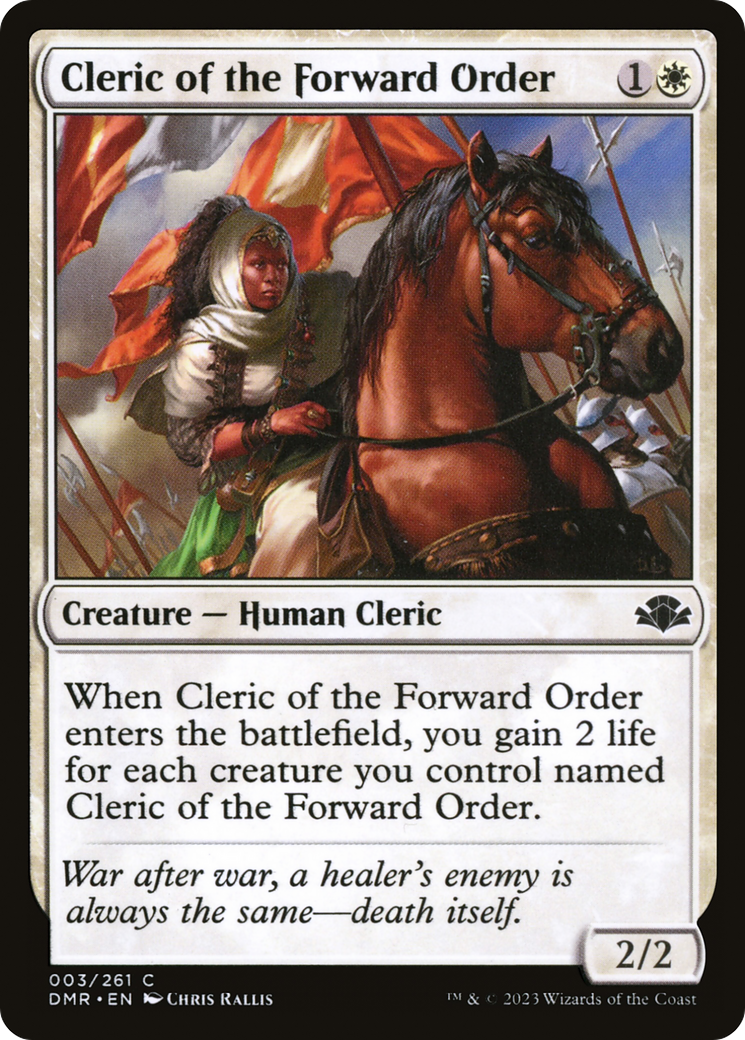 Cleric of the Forward Order [Dominaria Remastered] | Good Games Adelaide SA