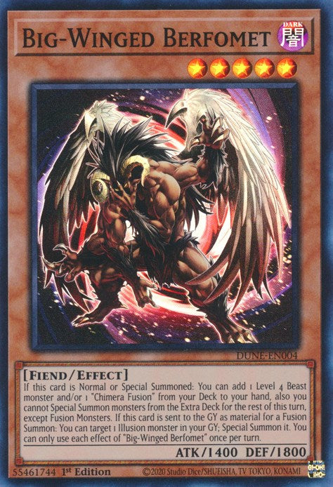 Big-Winged Berfomet [DUNE-EN004] Super Rare | Good Games Adelaide SA