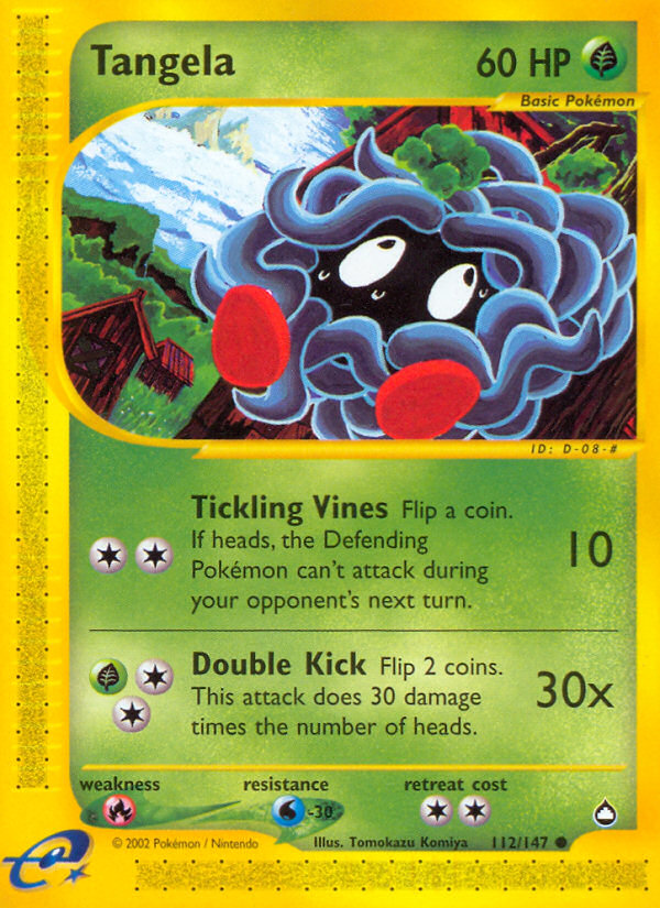 Tangela (112/147) [Aquapolis] | Good Games Adelaide SA