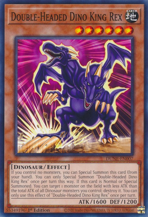 Double-Headed Dino King Rex [DUNE-EN007] Common | Good Games Adelaide SA