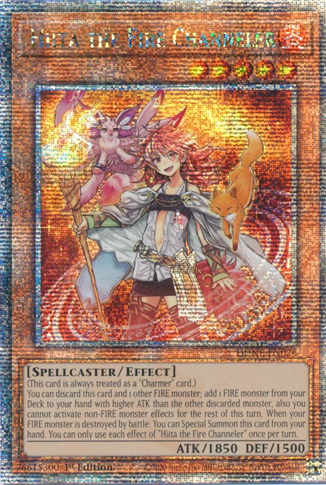 Hiita the Fire Channeler [DUNE-EN026] Quarter Century Secret Rare | Good Games Adelaide SA