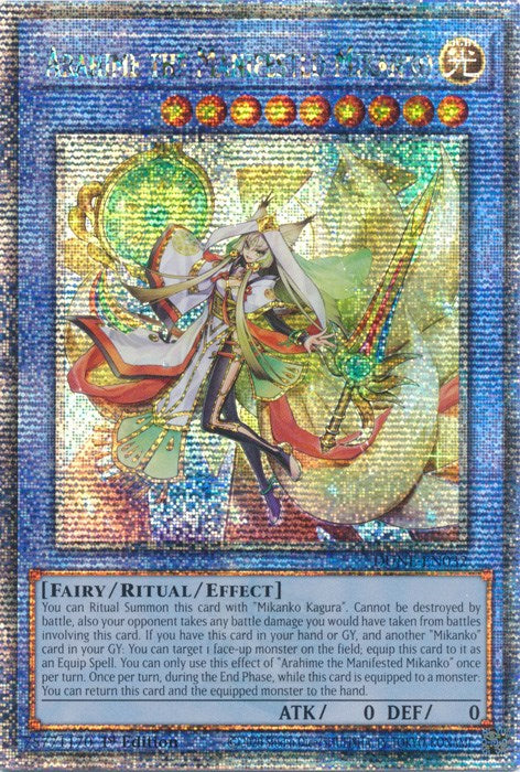 Arahime the Manifested Mikanko [DUNE-EN032] Quarter Century Secret Rare | Good Games Adelaide SA