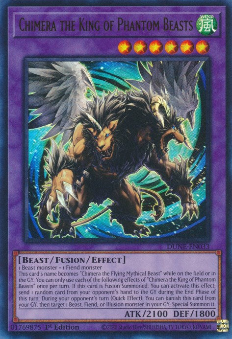 Chimera the King of Phantom Beasts [DUNE-EN033] Ultra Rare | Good Games Adelaide SA
