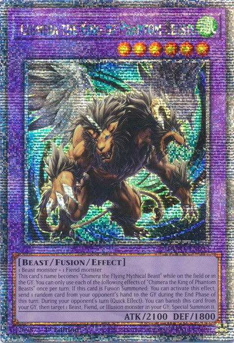 Chimera the King of Phantom Beasts [DUNE-EN033] Quarter Century Secret Rare | Good Games Adelaide SA