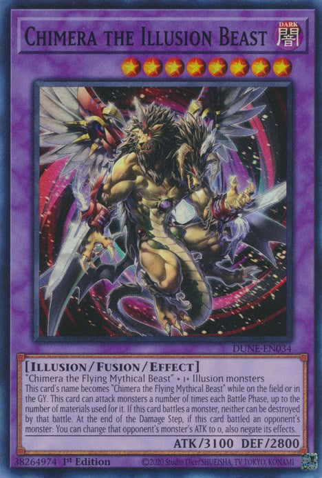 Chimera the Illusion Beast [DUNE-EN034] Super Rare | Good Games Adelaide SA