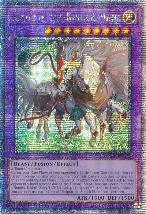Sleipnir the Runick Mane [DUNE-EN035] Quarter Century Secret Rare | Good Games Adelaide SA
