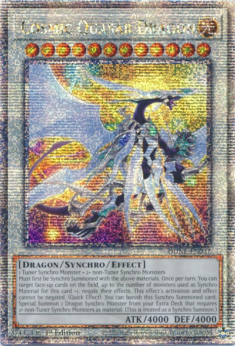 Cosmic Quasar Dragon [DUNE-EN037] Quarter Century Secret Rare | Good Games Adelaide SA