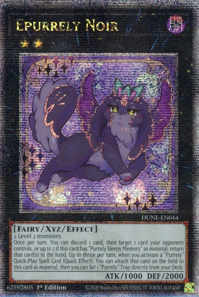 Epurrely Noir [DUNE-EN044] Quarter Century Secret Rare | Good Games Adelaide SA