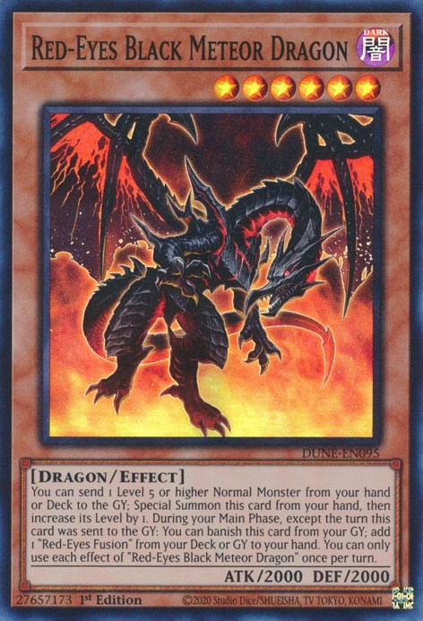Red-Eyes Black Meteor Dragon [DUNE-EN095] Super Rare | Good Games Adelaide SA