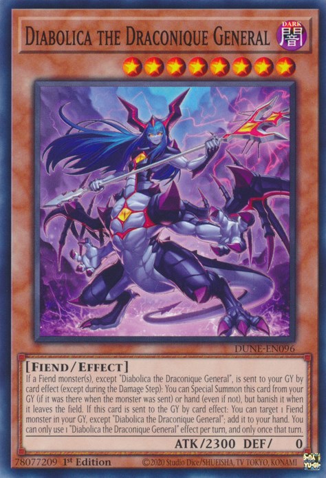 Diabolica the Draconique General [DUNE-EN096] Common | Good Games Adelaide SA